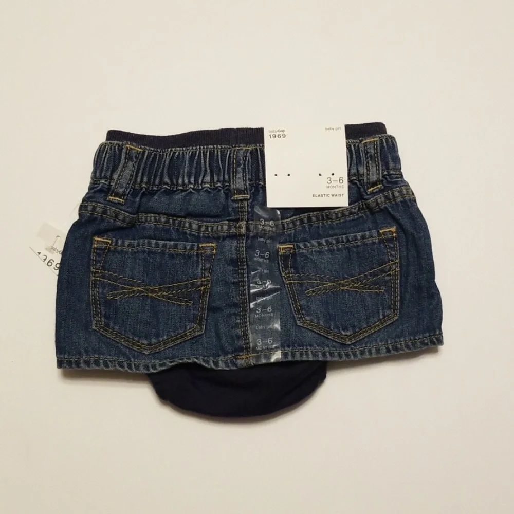 Baby Gap Denim skirt with diaper cover 1 pc